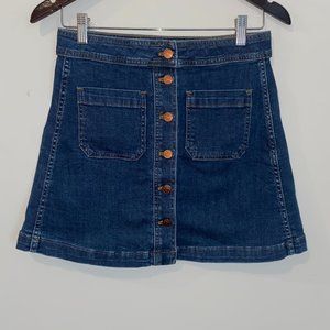 Stretch Denim A-Line